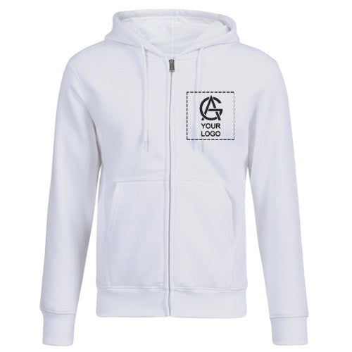 330GSM hooded zipper sweatshirt