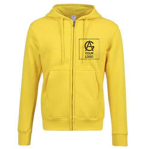 330GSM hooded zipper sweatshirt