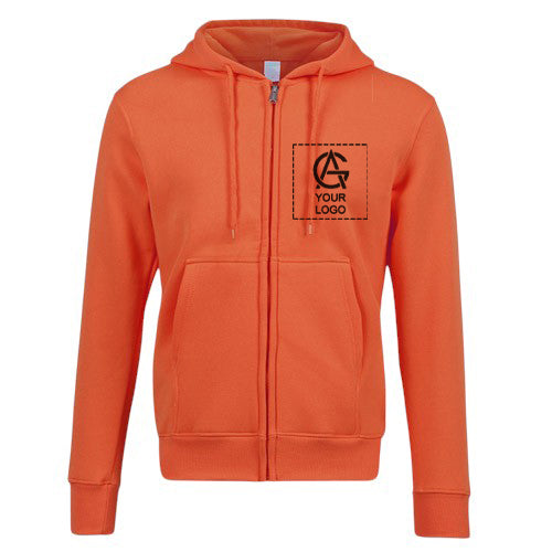 330GSM hooded zipper sweatshirt
