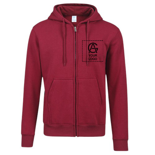 330GSM hooded zipper sweatshirt