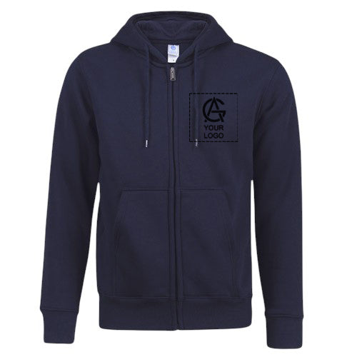 330GSM hooded zipper sweatshirt