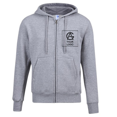 330GSM hooded zipper sweatshirt