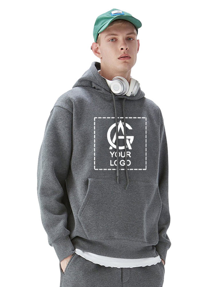 Unisex Heavyweight Fleece Hoodie Set – 350GSM Cotton Blend