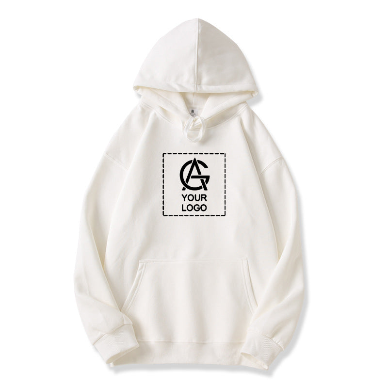 320GSM Loose Drop Shoulder Double-layer Looded Pullover Pocket Sweatshirt