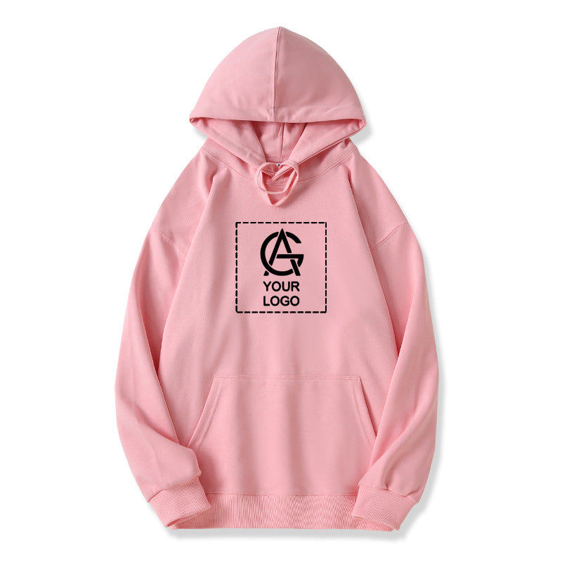 320GSM Loose Drop Shoulder Double-layer Looded Pullover Pocket Sweatshirt