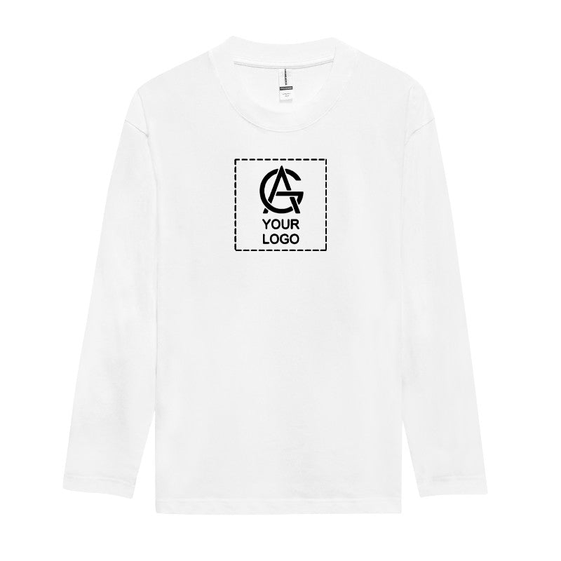 220GSM Pure Cotton Long-sleeved T-shirt