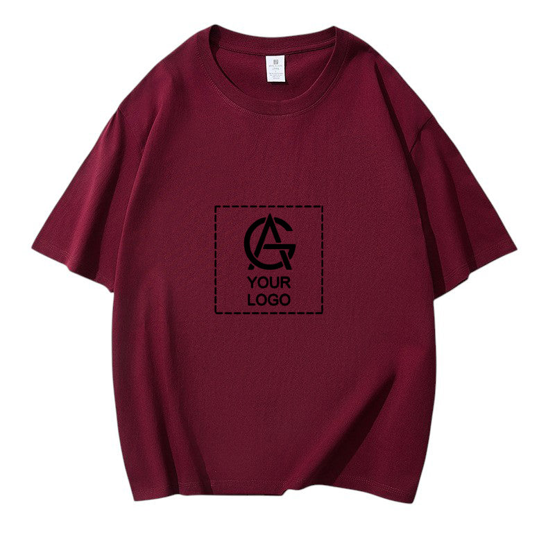 220GSM Cotton Trendy Round Neck Short-sleeved T-shirt