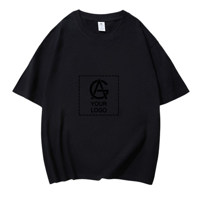 220GSM Cotton Trendy Round Neck Short-sleeved T-shirt