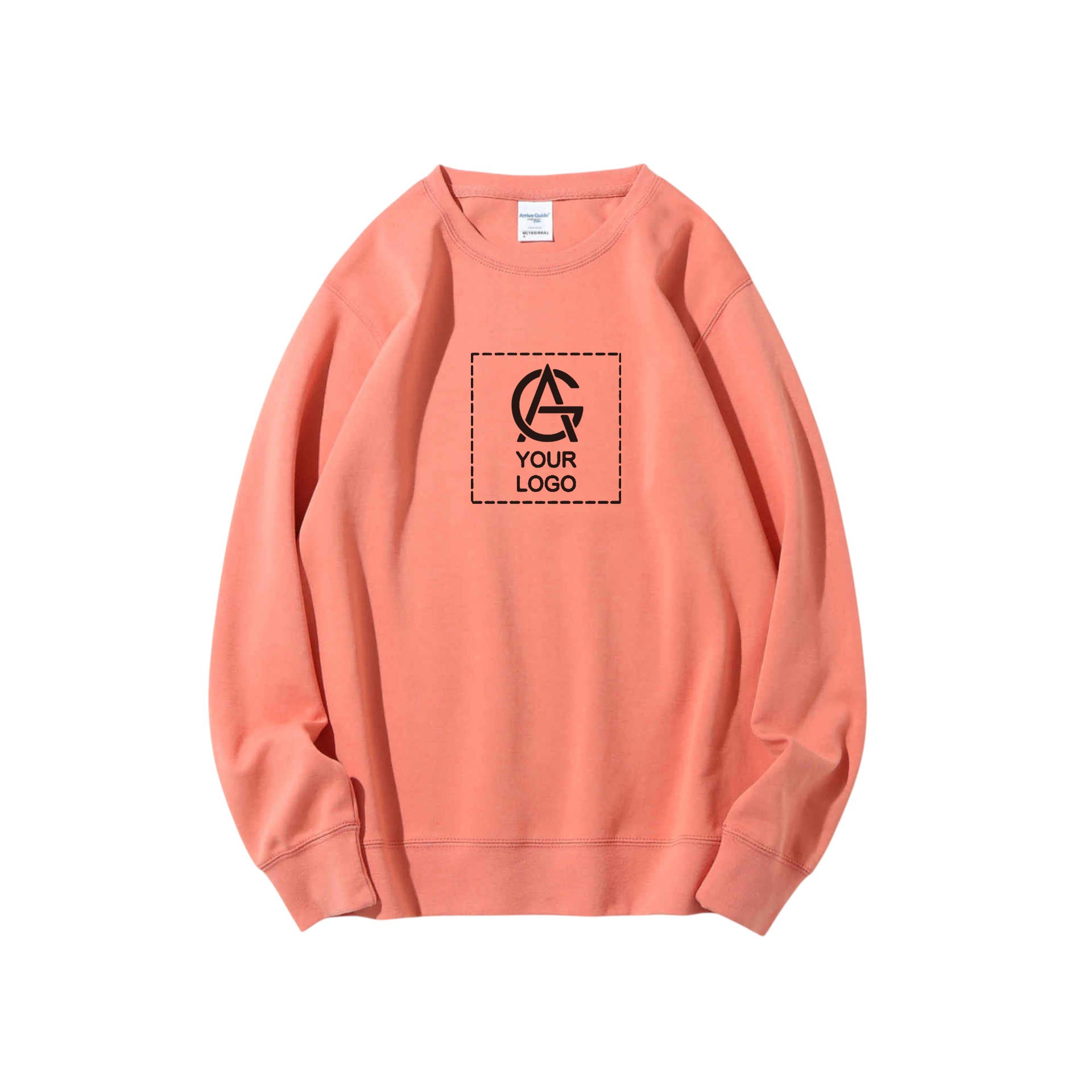 300GSM double-faced cotton round neck pullover sweatshirt