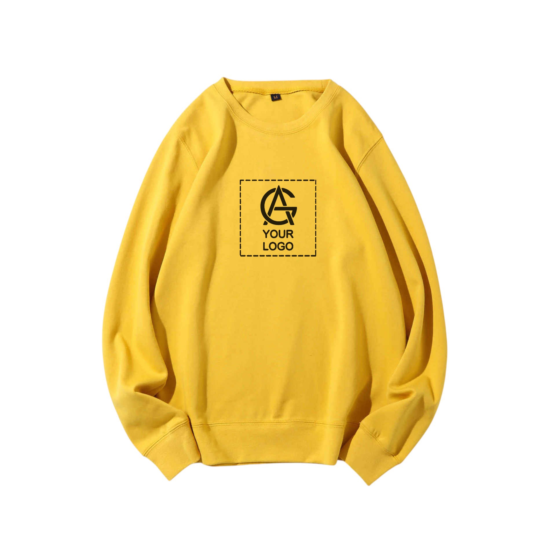 300GSM double-faced cotton round neck pullover sweatshirt