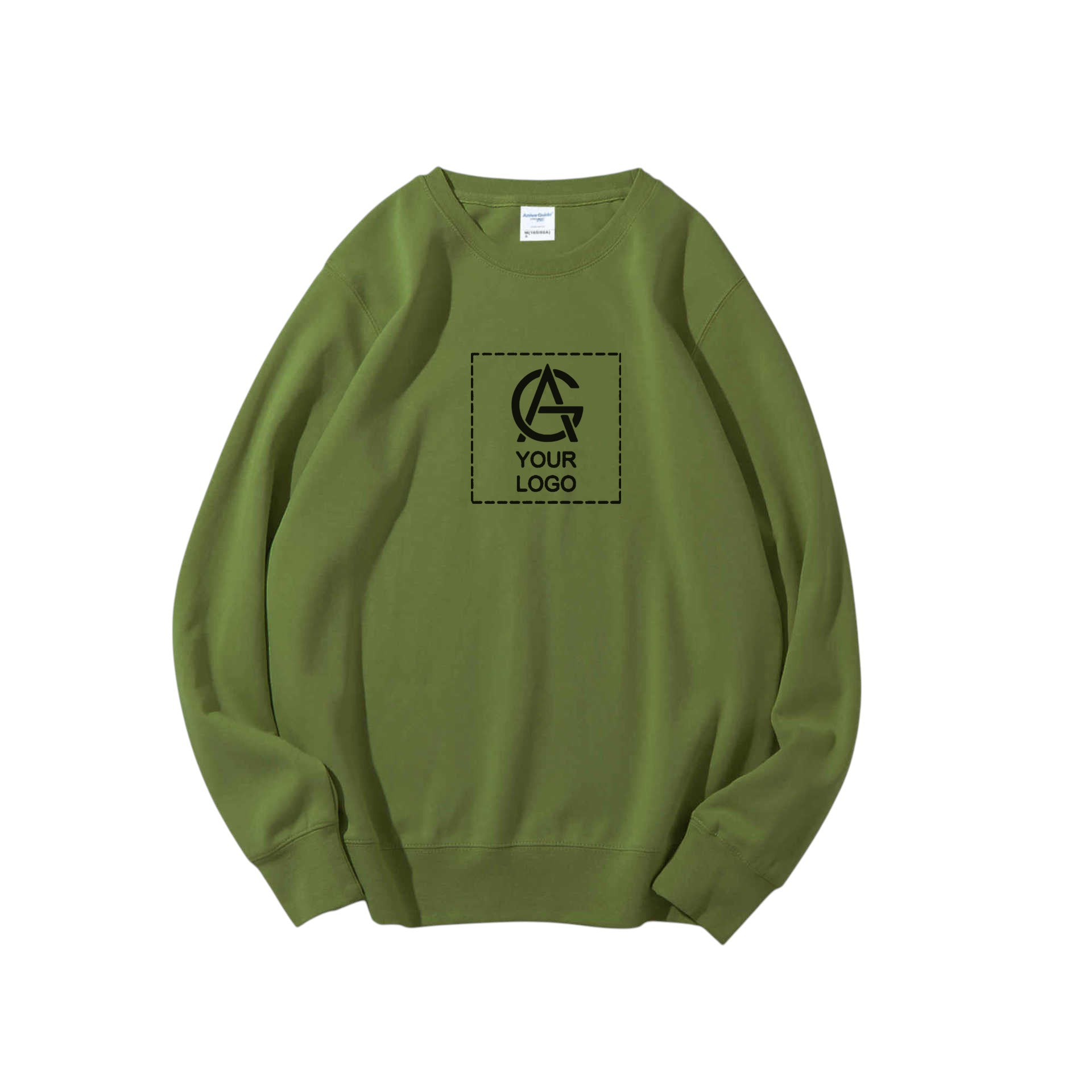 300GSM double-faced cotton round neck pullover sweatshirt – Atlasday