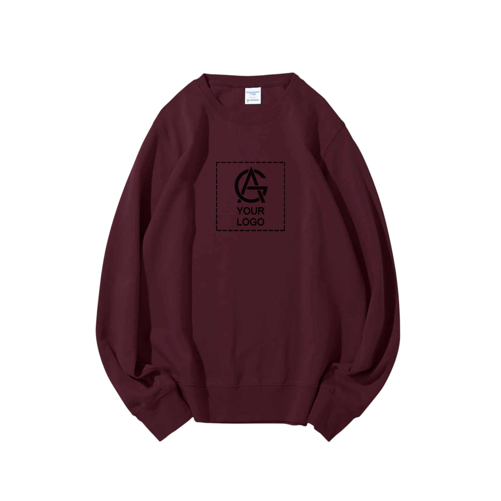 300GSM double-faced cotton round neck pullover sweatshirt – Atlasday