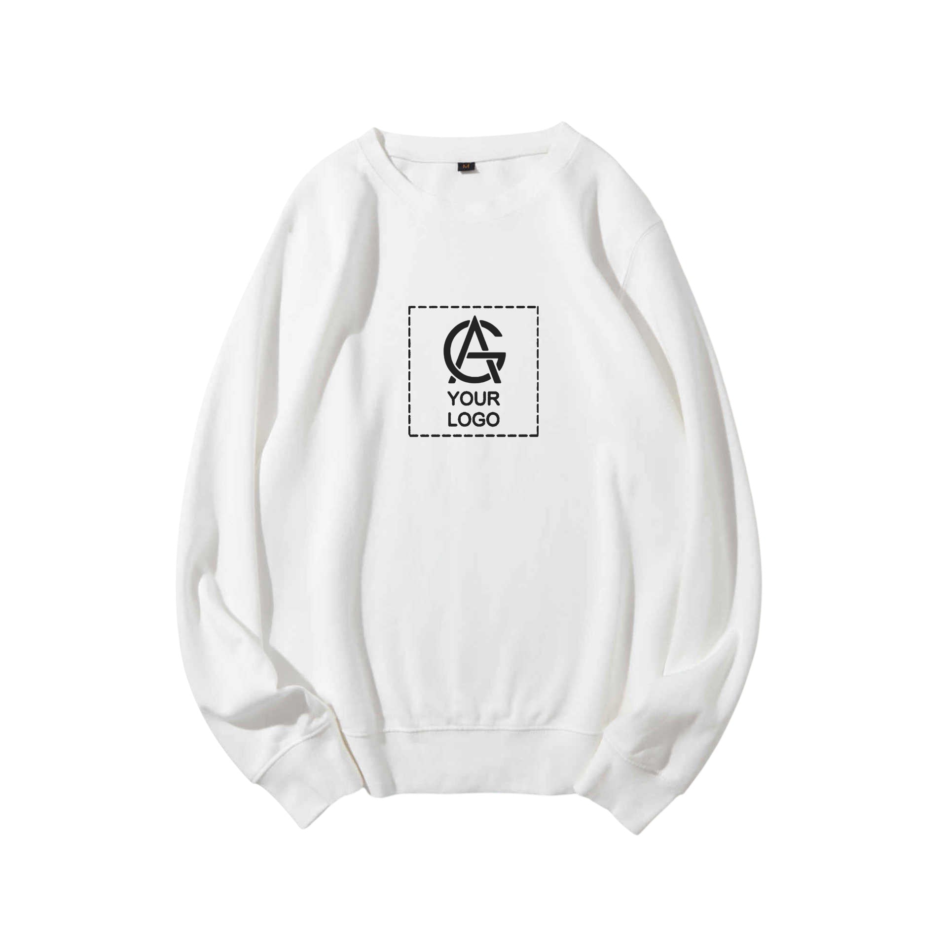 300GSM double-faced cotton round neck pullover sweatshirt