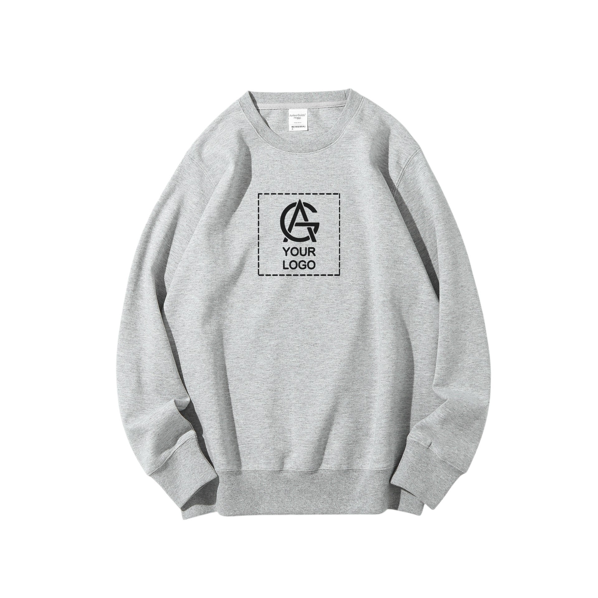 300GSM double-faced cotton round neck pullover sweatshirt