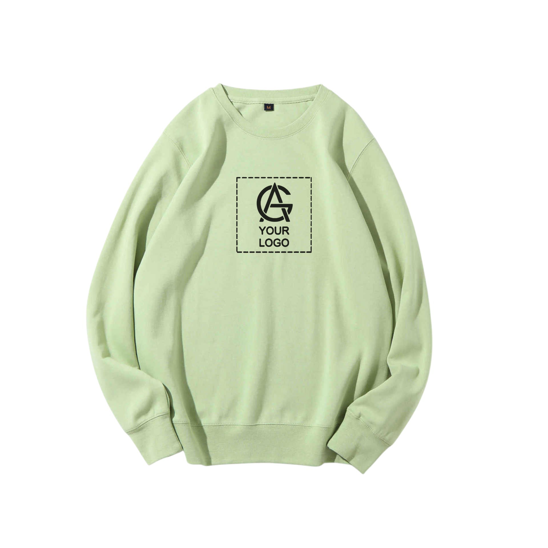 300GSM double-faced cotton round neck pullover sweatshirt