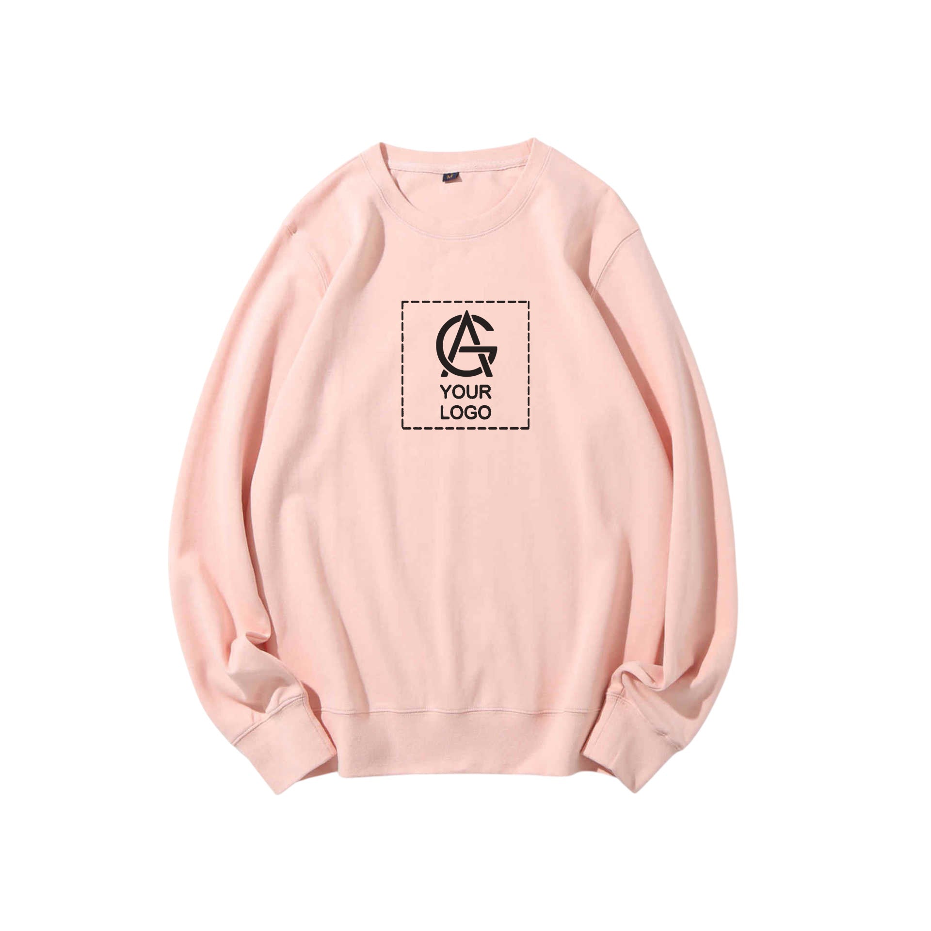 300GSM double-faced cotton round neck pullover sweatshirt