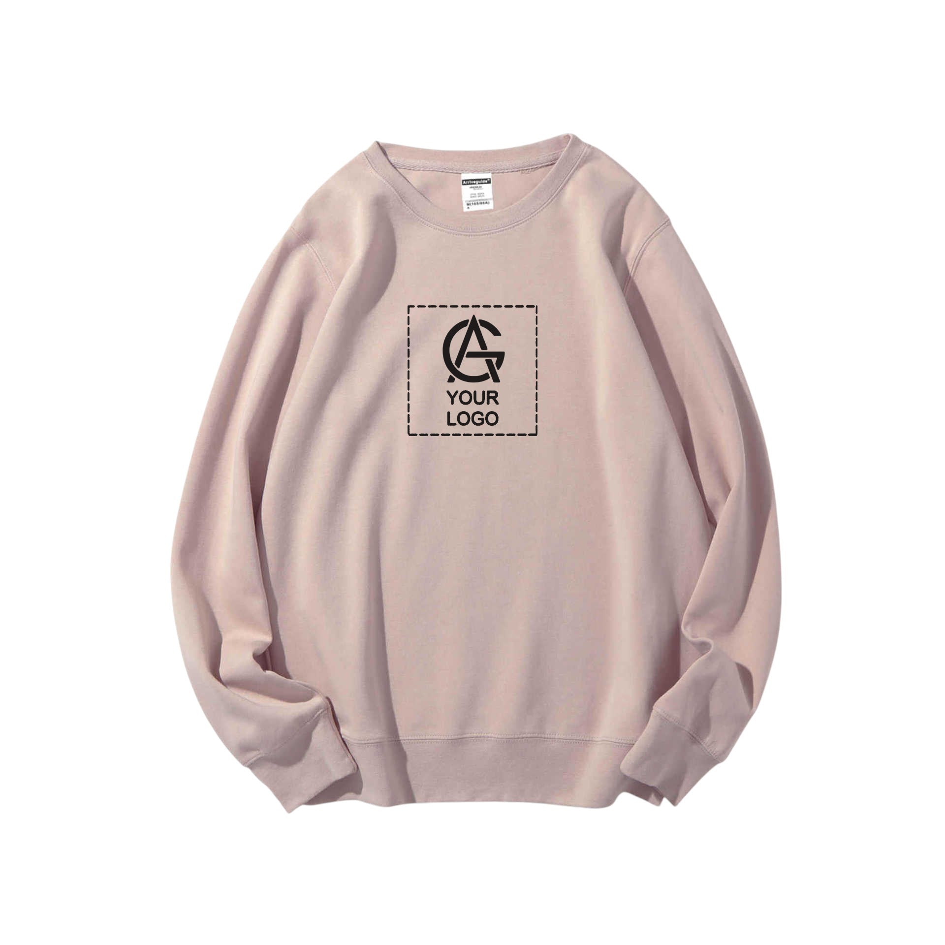 300GSM double-faced cotton round neck pullover sweatshirt