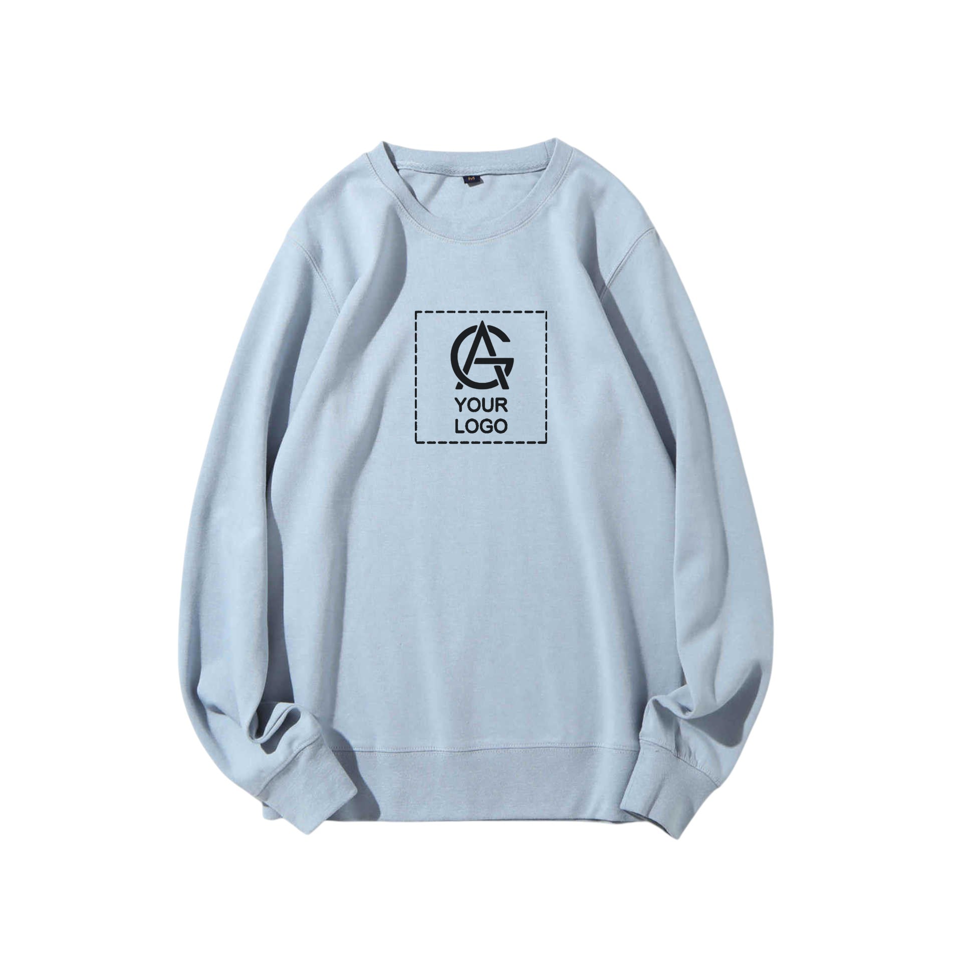 300GSM double-faced cotton round neck pullover sweatshirt