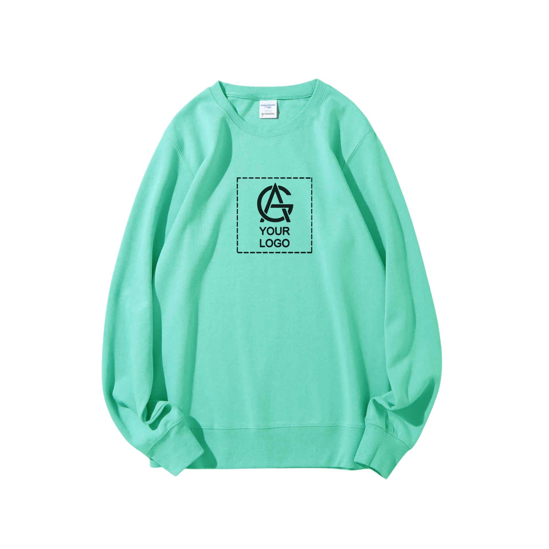 300GSM double-faced cotton round neck pullover sweatshirt