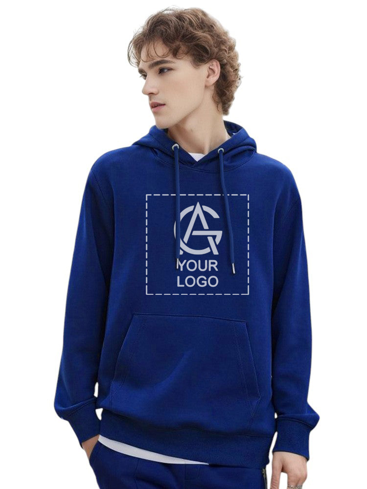 300GSM double-sided cotton hooded pullover sweatshirt
