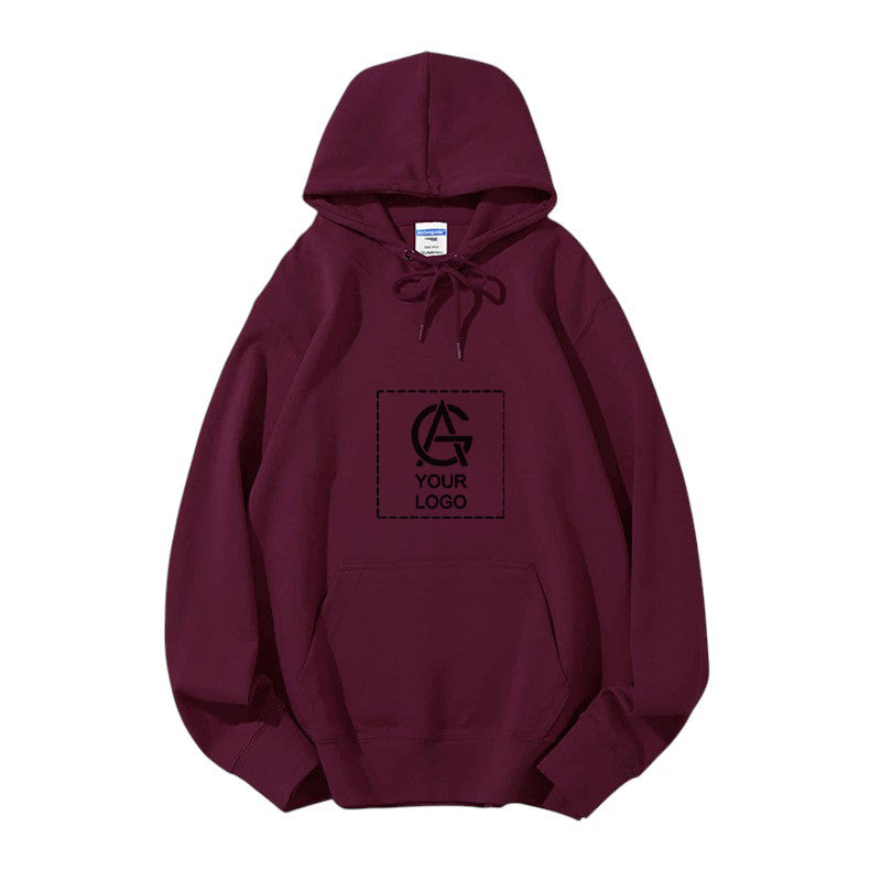 300GSM double-sided cotton hooded pullover sweatshirt