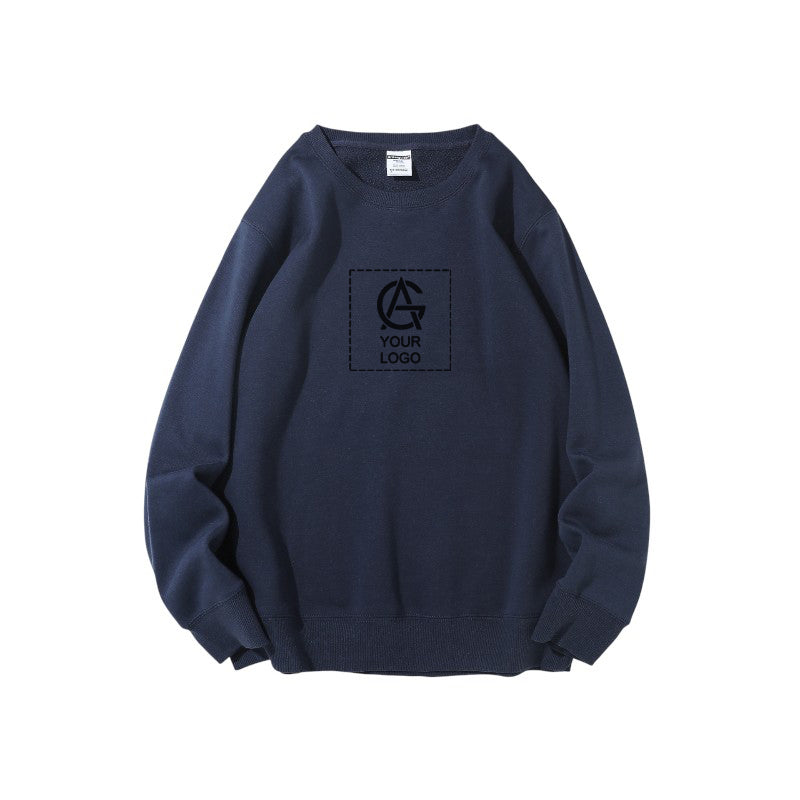 420GSM Fleece Round Neck Pullover Sweatshirt