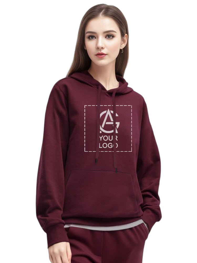 420GSM heavyweight hooded pullover sweatshirt