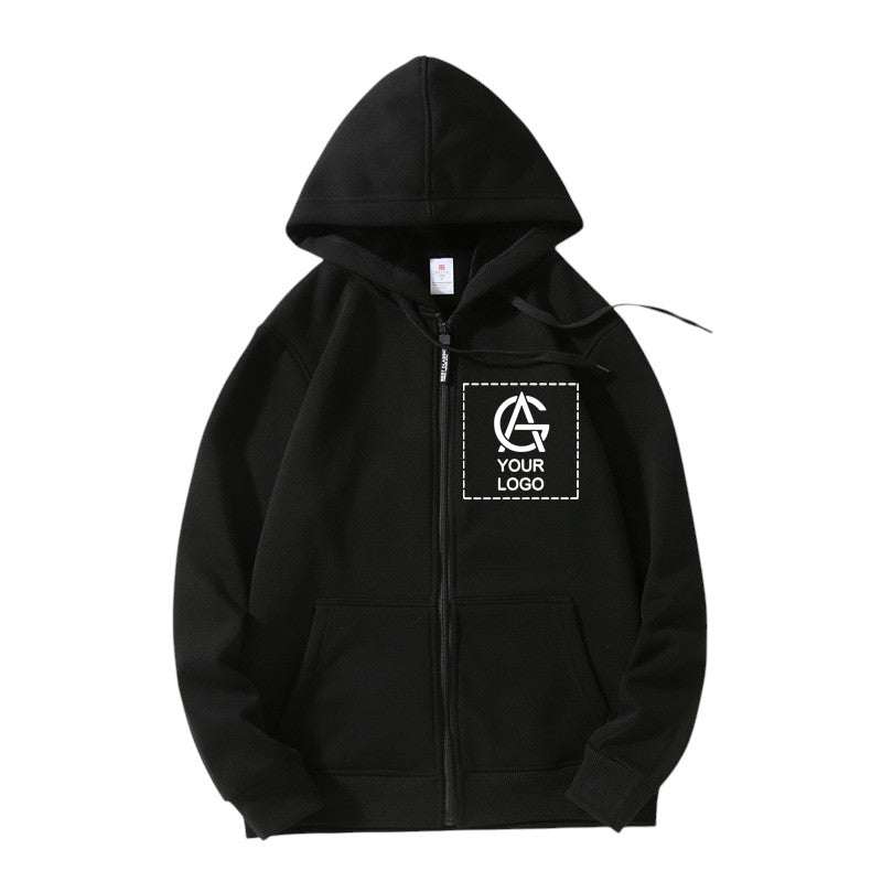 400GSM heavyweight cotton hooded zipper sweatshirt