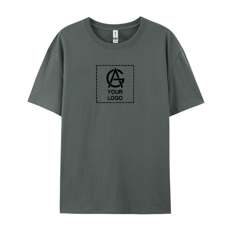 180GSM Pure Cotton Short-sleeved T-shirt