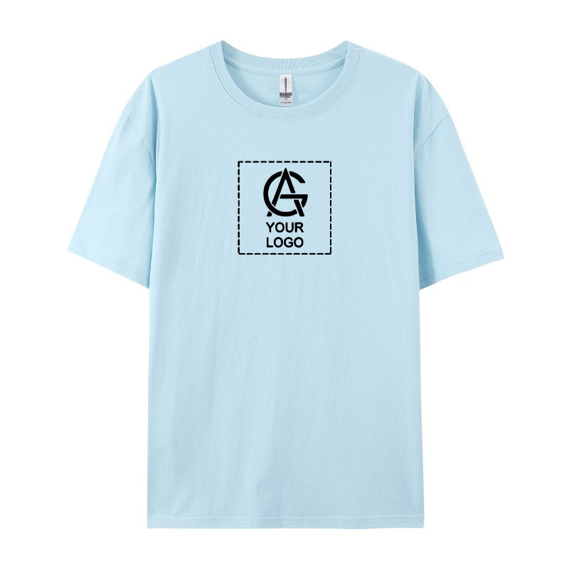 180GSM Pure Cotton Short-sleeved T-shirt