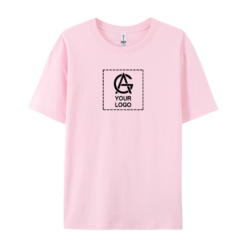 180GSM Pure Cotton Short-sleeved T-shirt