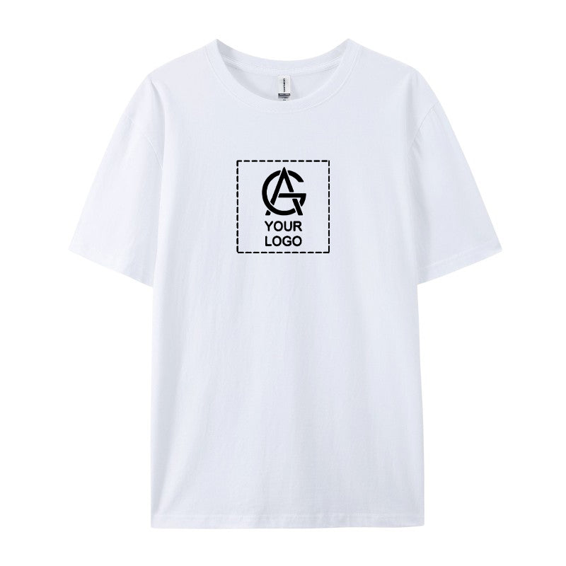 180GSM Pure Cotton Short-sleeved T-shirt