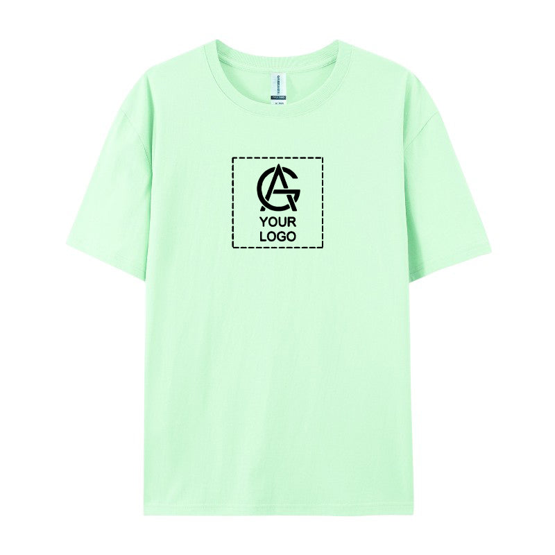 180GSM Pure Cotton Short-sleeved T-shirt