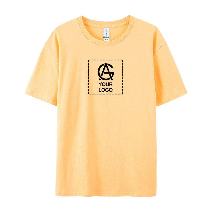 180GSM Pure Cotton Short-sleeved T-shirt