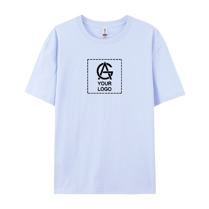 180GSM Pure Cotton Short-sleeved T-shirt