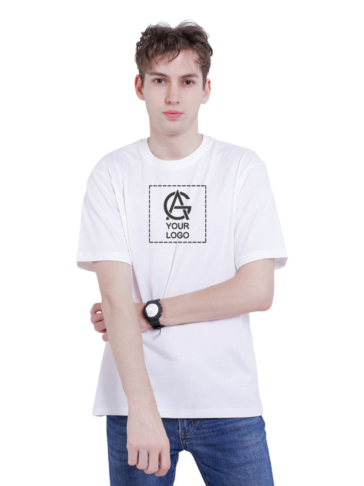 180GSM Round Neck Short-sleeved T-shirt