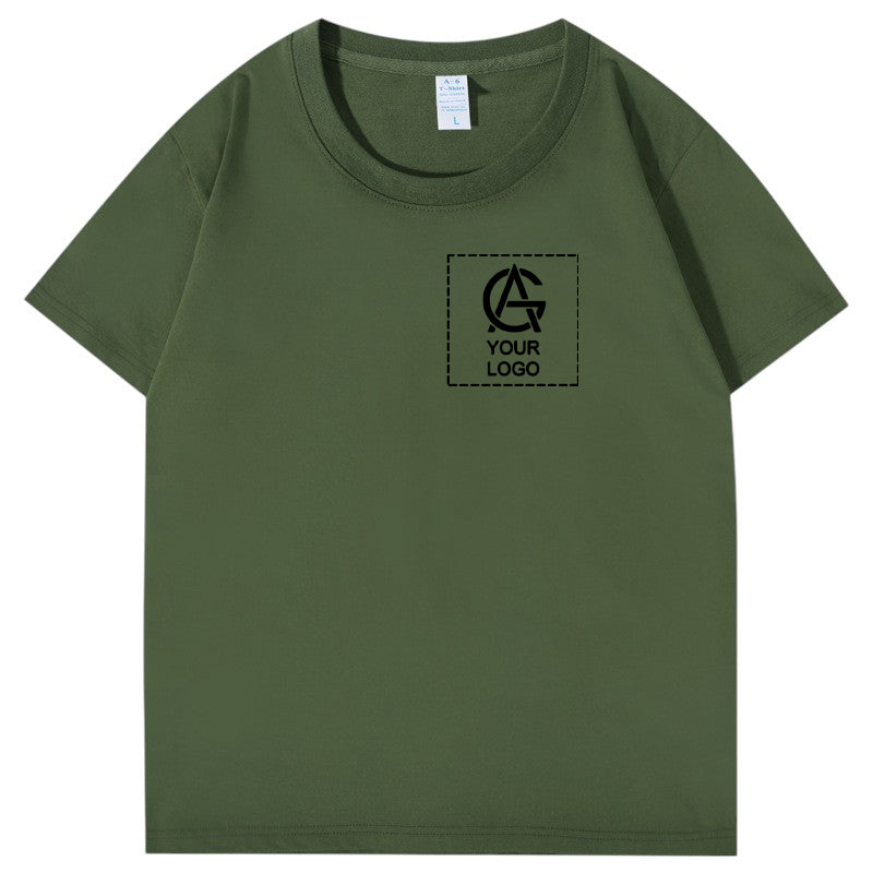 180GSM Round Neck Short-sleeved T-shirt