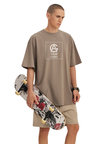 260GSM Round Neck Short-sleeved T-shirt