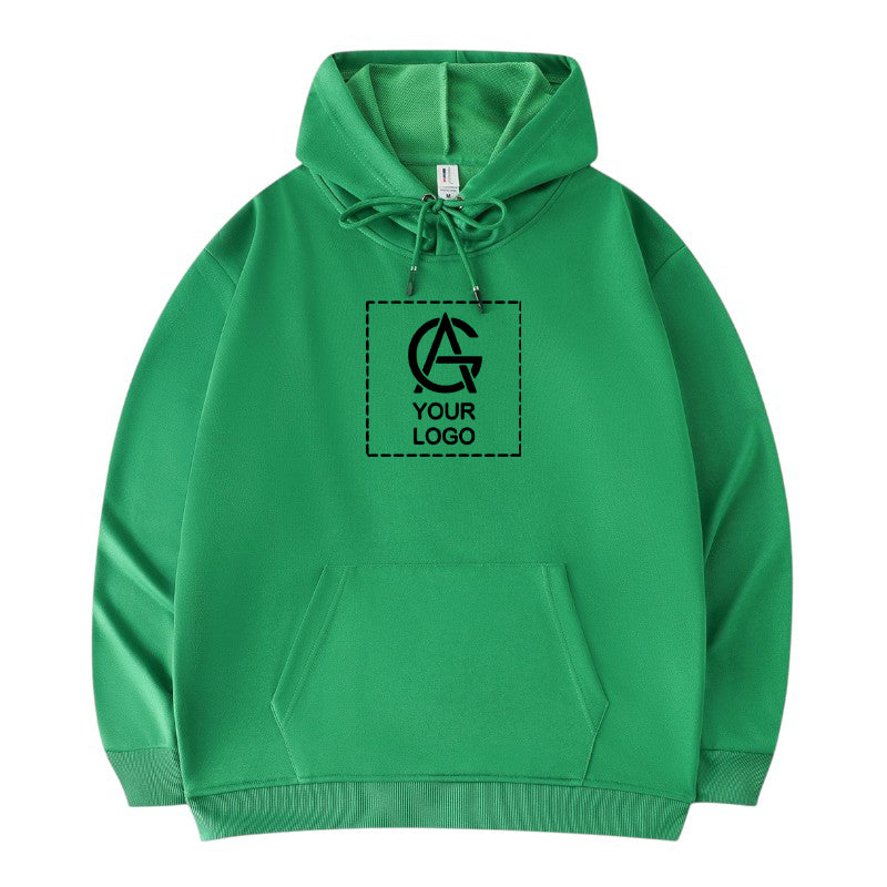 Drop Shoulder Trendy Hooded Sweatshirt