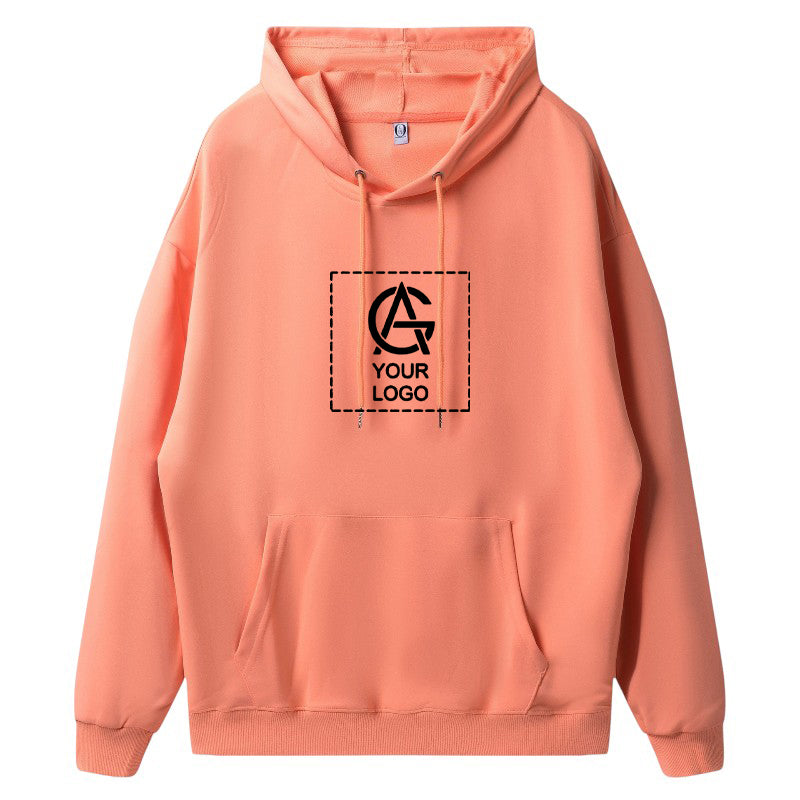 Drop Shoulder Trendy Hooded Sweatshirt