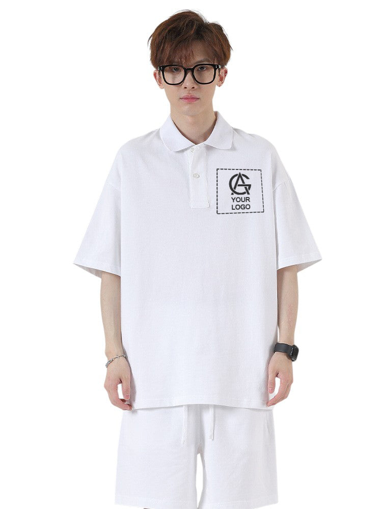 275GSM Heavyweight POLO Short-sleeved T-shirt