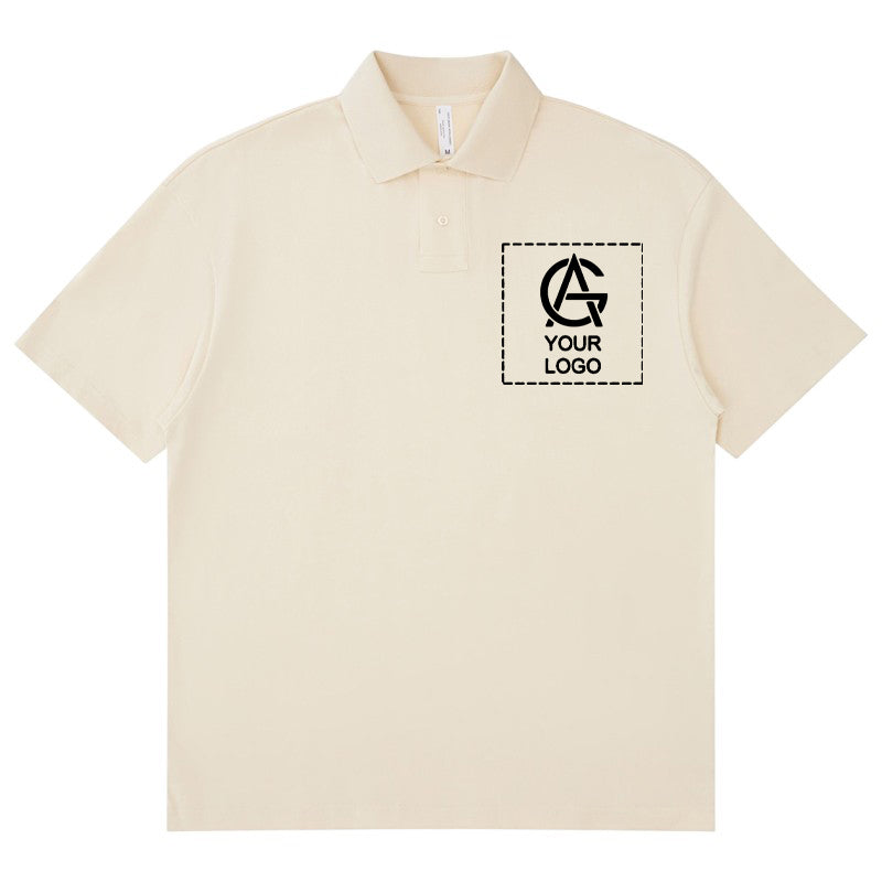 275GSM Heavyweight POLO Short-sleeved T-shirt