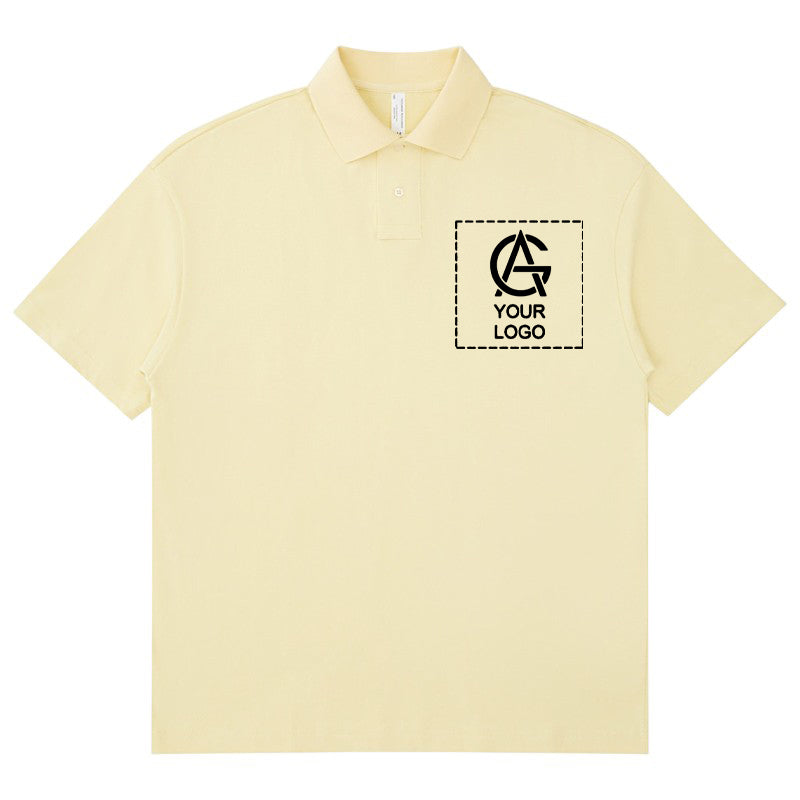 275GSM Heavyweight POLO Short-sleeved T-shirt