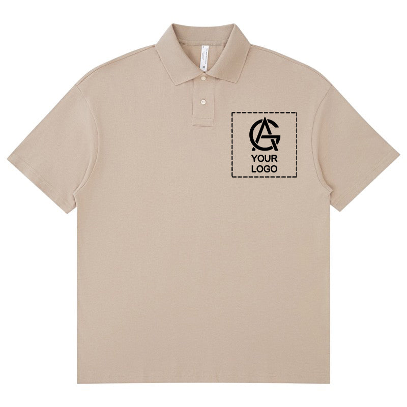275GSM Heavyweight POLO Short-sleeved T-shirt