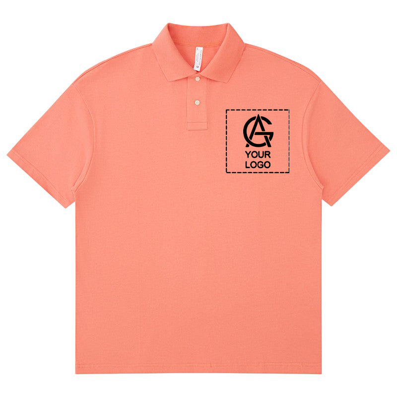 275GSM Heavyweight POLO Short-sleeved T-shirt