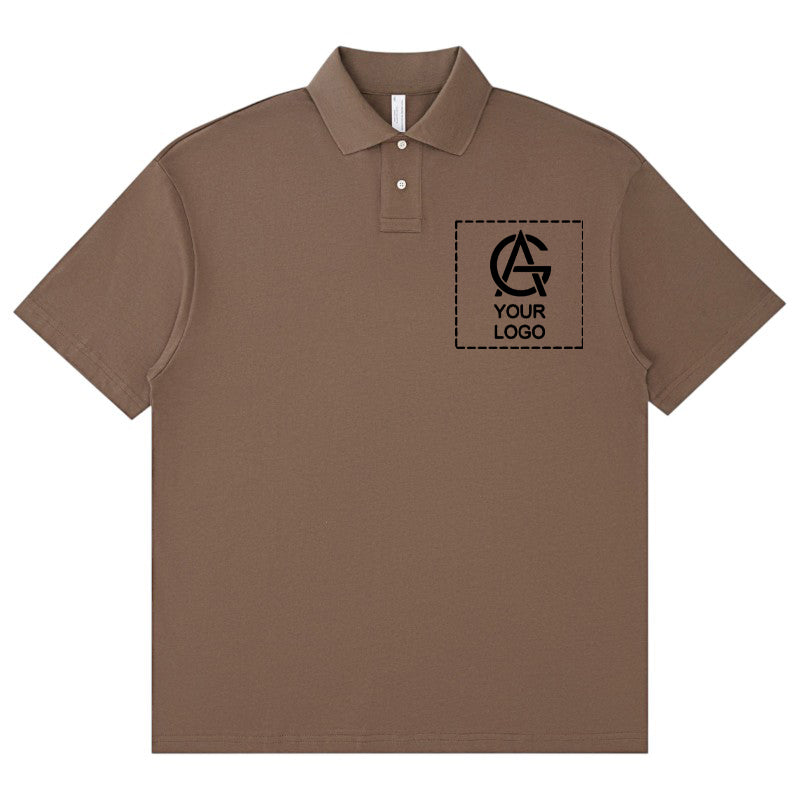 275GSM Heavyweight POLO Short-sleeved T-shirt