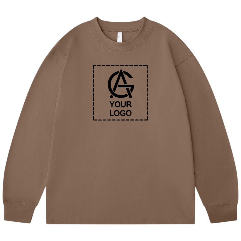 245GSM Cotton Long-sleeved T-shirt