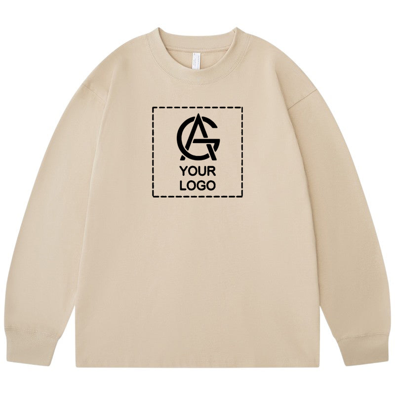 245GSM Cotton Long-sleeved T-shirt
