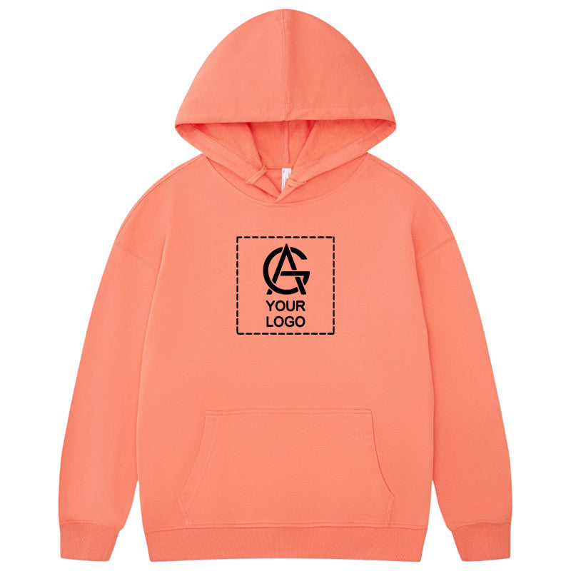 330GSM Pure Cotton Hooded Pullover Sweatshirt
