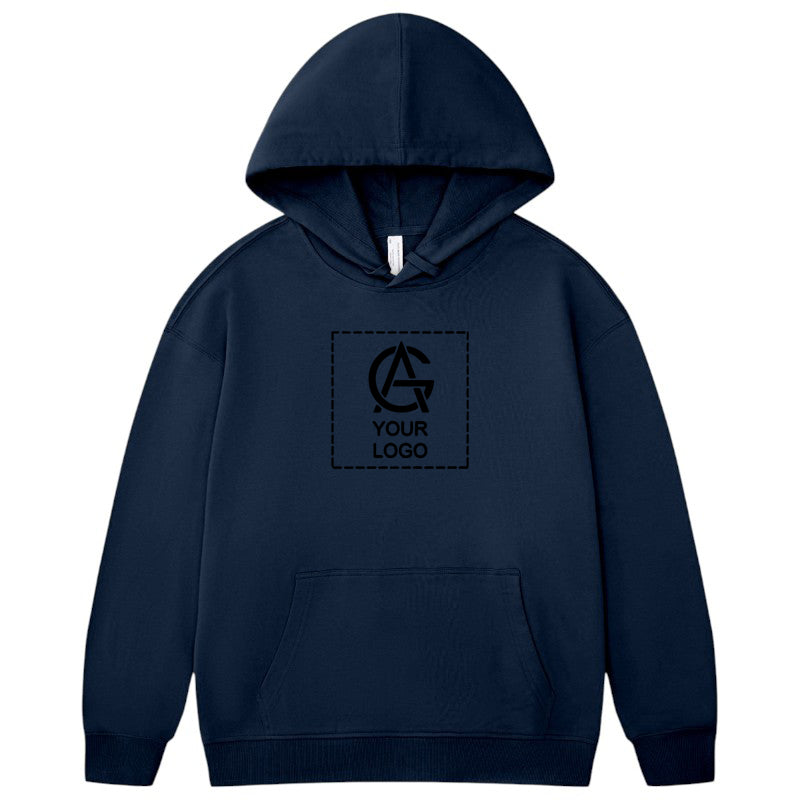 330GSM Pure Cotton Hooded Pullover Sweatshirt